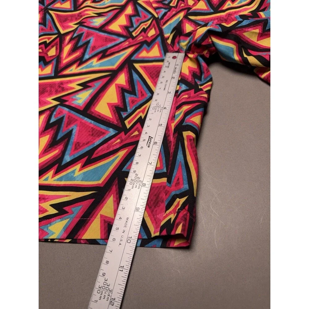 Hreski Golf Shorts Mens 34 Abstract Geometric All Over Print 11
